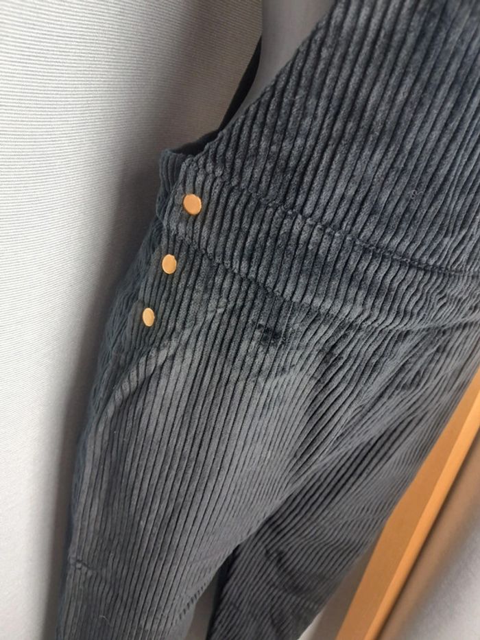 Songe Lab salopette en velour noir T.36/38 - photo numéro 5