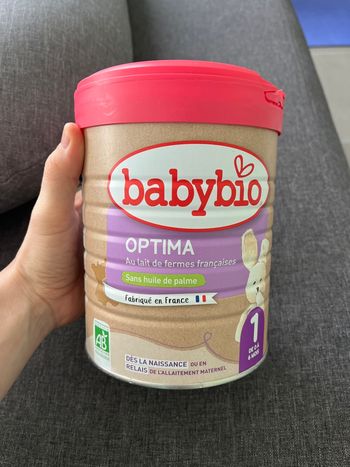Lait Optima BabyBio 1er âge 