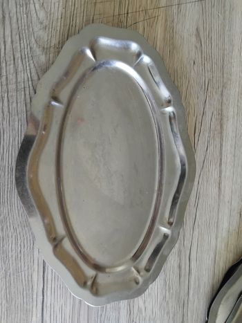 Plat ovale inox