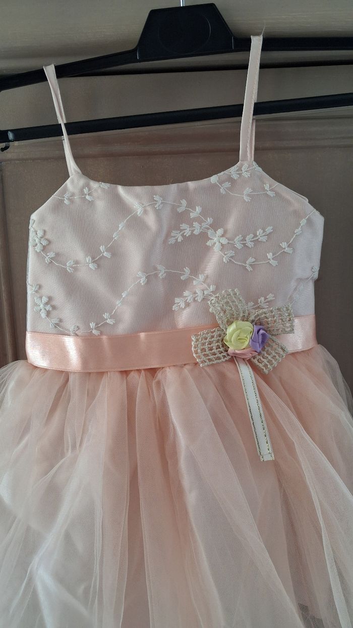 Robe de cérémonie rose et tulle 4 anseta - photo numéro 2