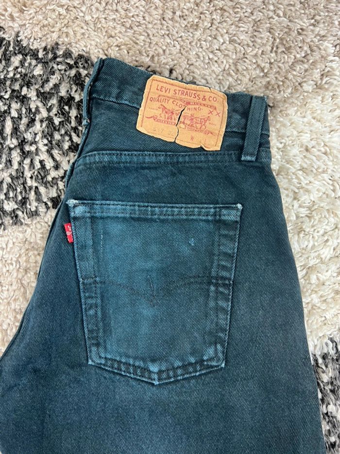 Jean Levis 517 02 noir délavé vintage 28x30 - photo numéro 3