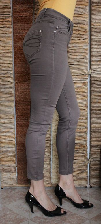 Pantalon en coton skinny ankle 36