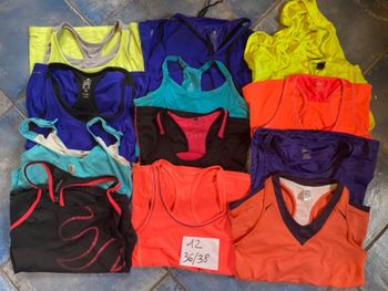 Lot de vêtements de sports taille 36/38