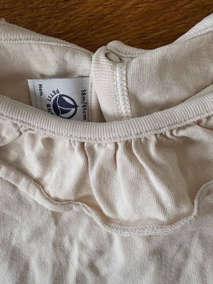 Tee shirt manches longues petit bateau 18 mois - photo numéro 3