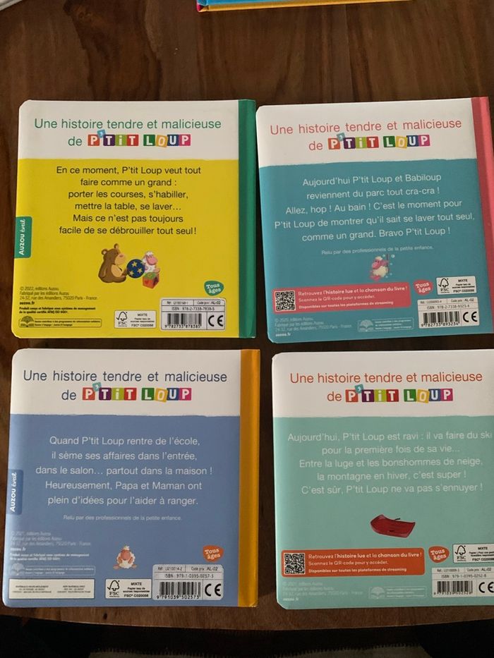 Lot de 4 livres P'tit Loup - photo numéro 2