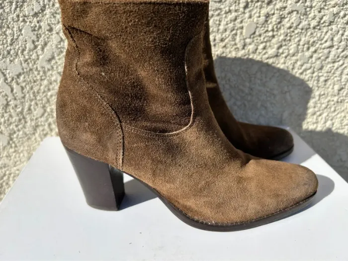 Bottines en daim Morena gabbrielli T37 - photo numéro 2