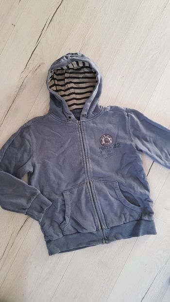 Gilet zippé à capuche garçon 10ans okaidi