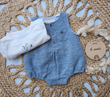 Barboteuse Zara+Haut ML CR 6m 68cm