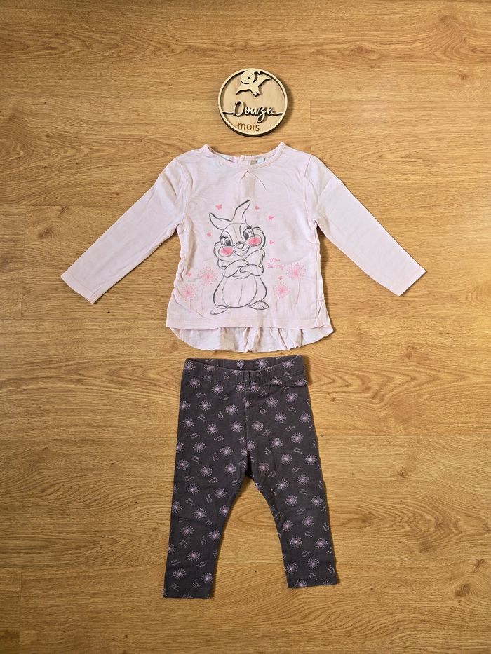 Vêtement Bébé Fille - Ensemble Panpan - Disney - 12 mois