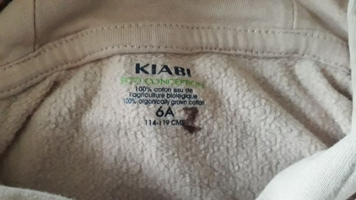 Sweat a capuche rose Kiabi 6 ans - photo numéro 4