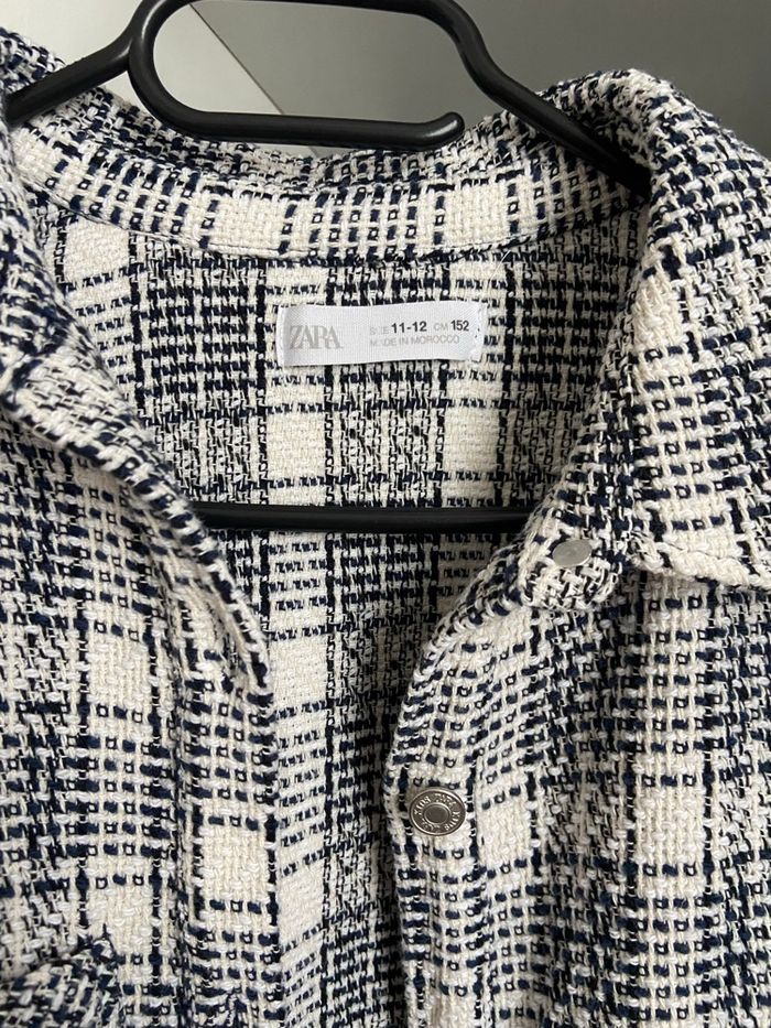 Veste carreaux bleu/blanc - photo numéro 3