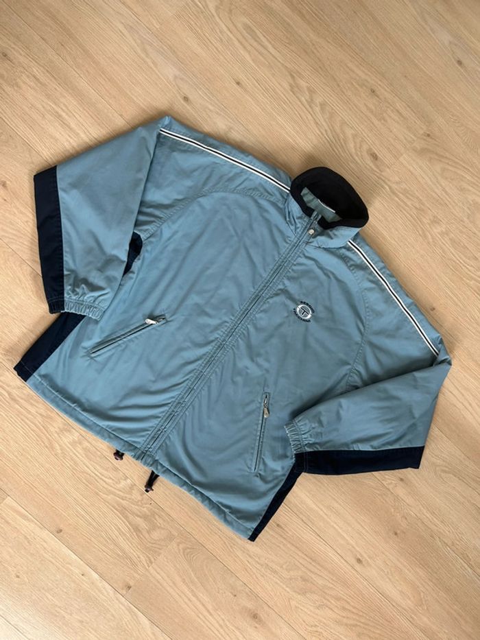 Veste Vintage Sergio Tacchini doublée – Années 90/2000 – Bleu clair – Taille XL (aussi L oversize) - photo numéro 2