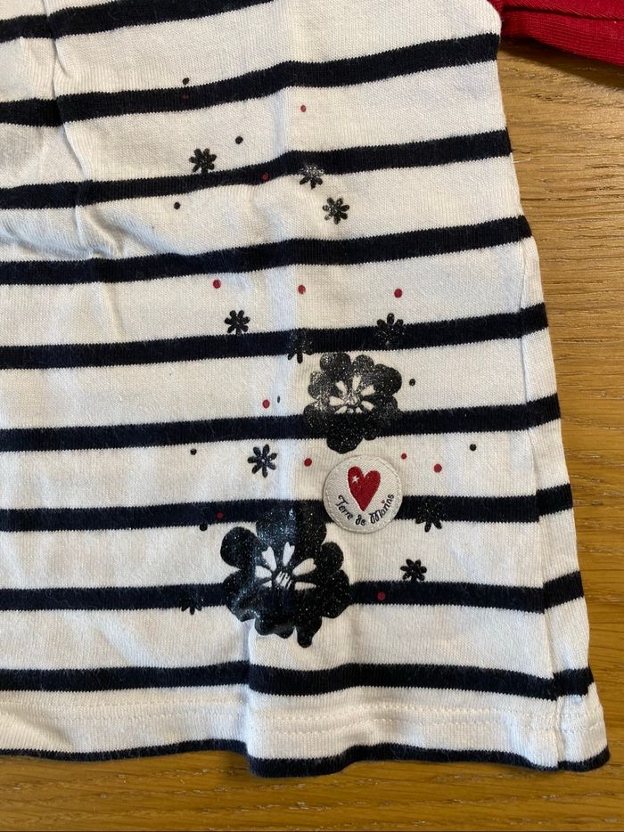 Terre de Marins T-shirt rayé Taille 6 mois - photo numéro 3
