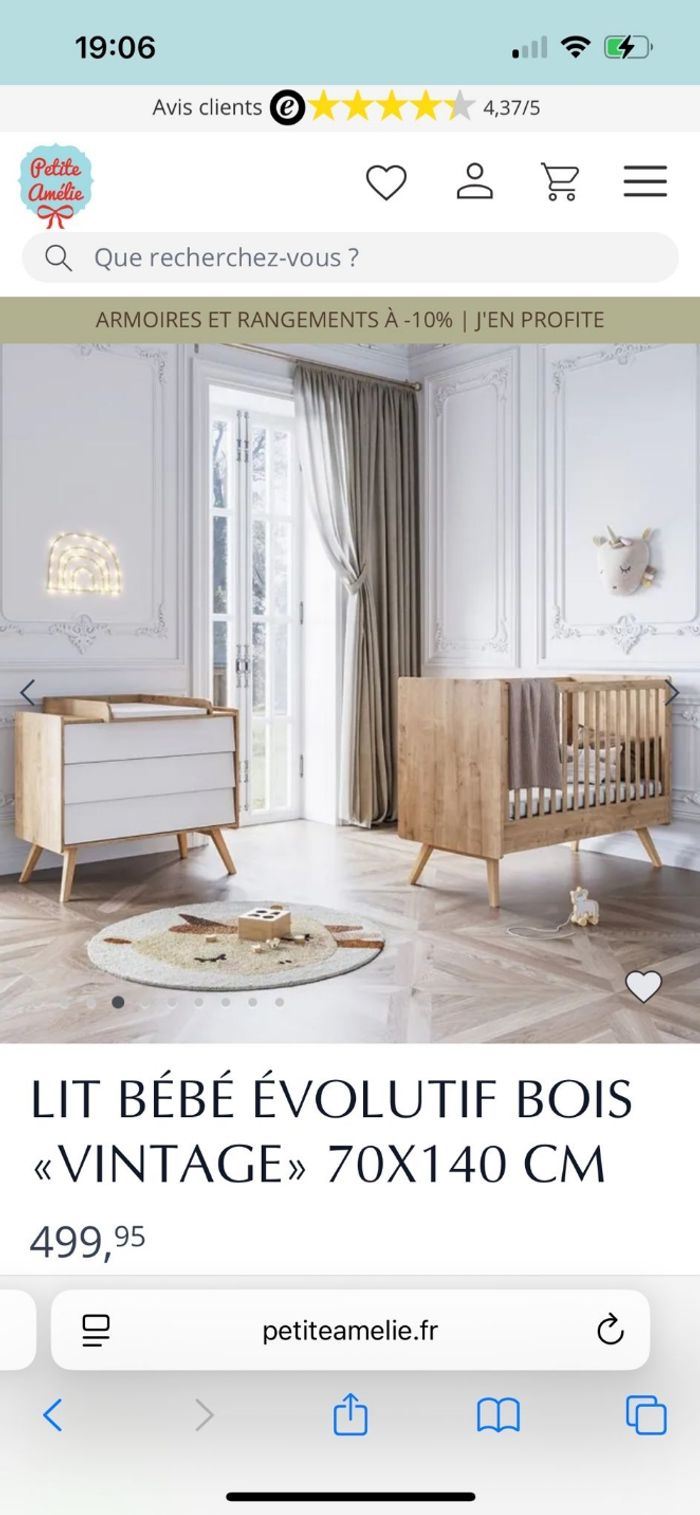 Lit bébé évolutif - photo numéro 4