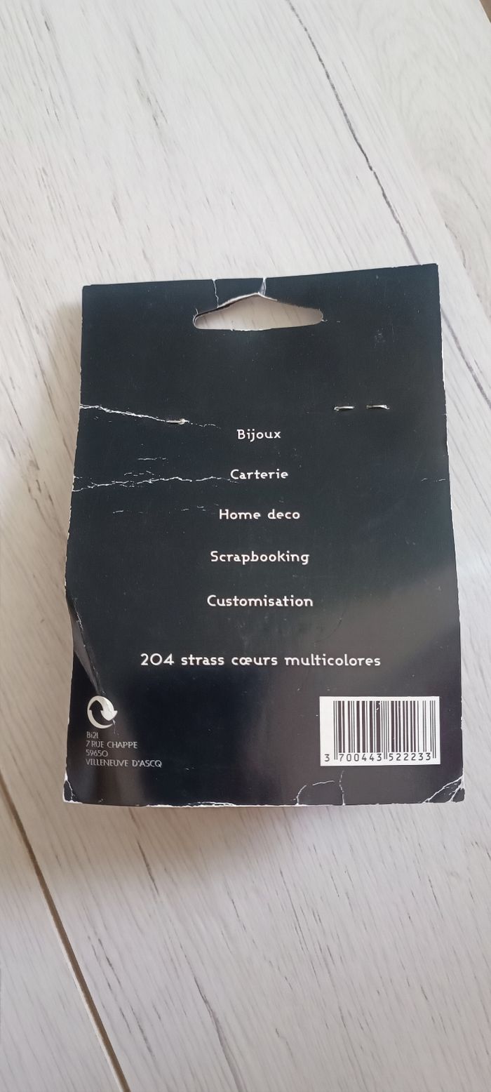 Pack de strass cœurs multicolores - photo numéro 2