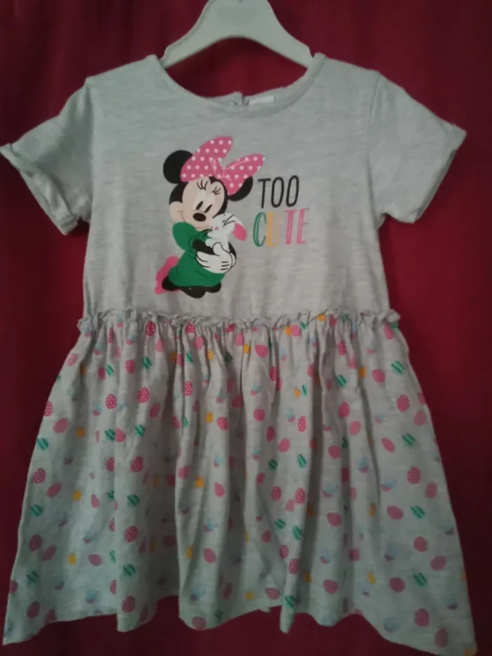 Ensemble tunique /robe avec legging Minnie taille 92 CMS (41)