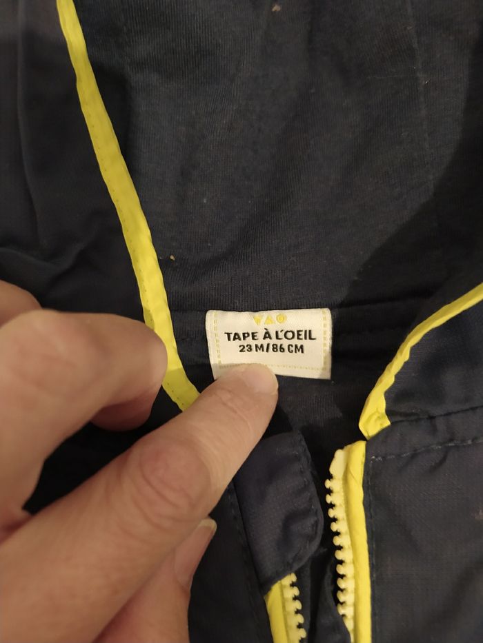 Veste coupe doublée tape a l œil - photo numéro 3