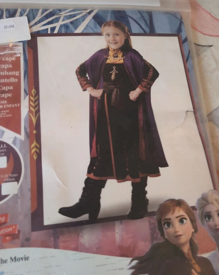 Déguisement Anna de la reine des neiges - photo numéro 2