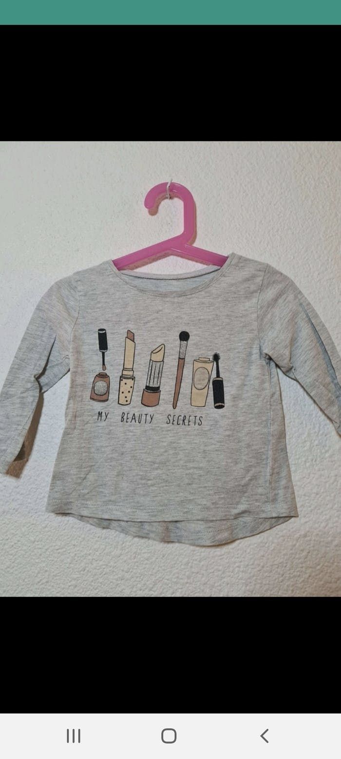 tee-shirt gris Kiabi