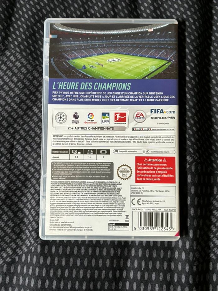 Jeu switch FIFA 19 - photo numéro 4