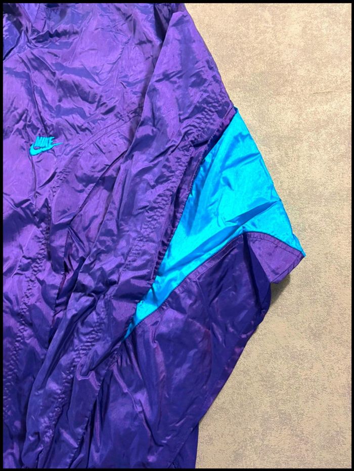 Nike Vintage 90’s Veste Taille L Violette bleu - photo numéro 5