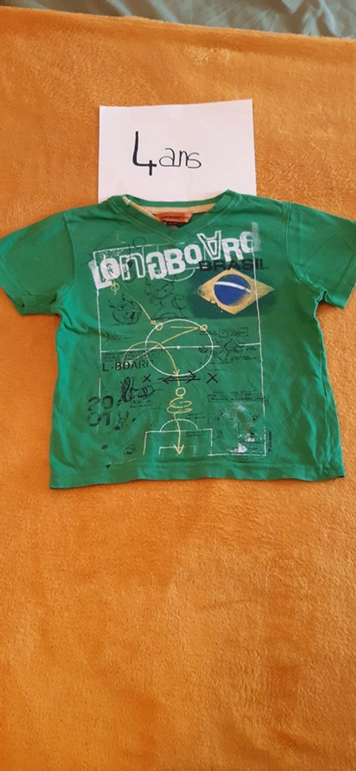 Lot de 4 Tee-shirt manche courte 4 ans - photo numéro 2