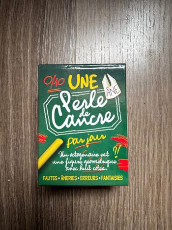 Calendrier une perle de cancre