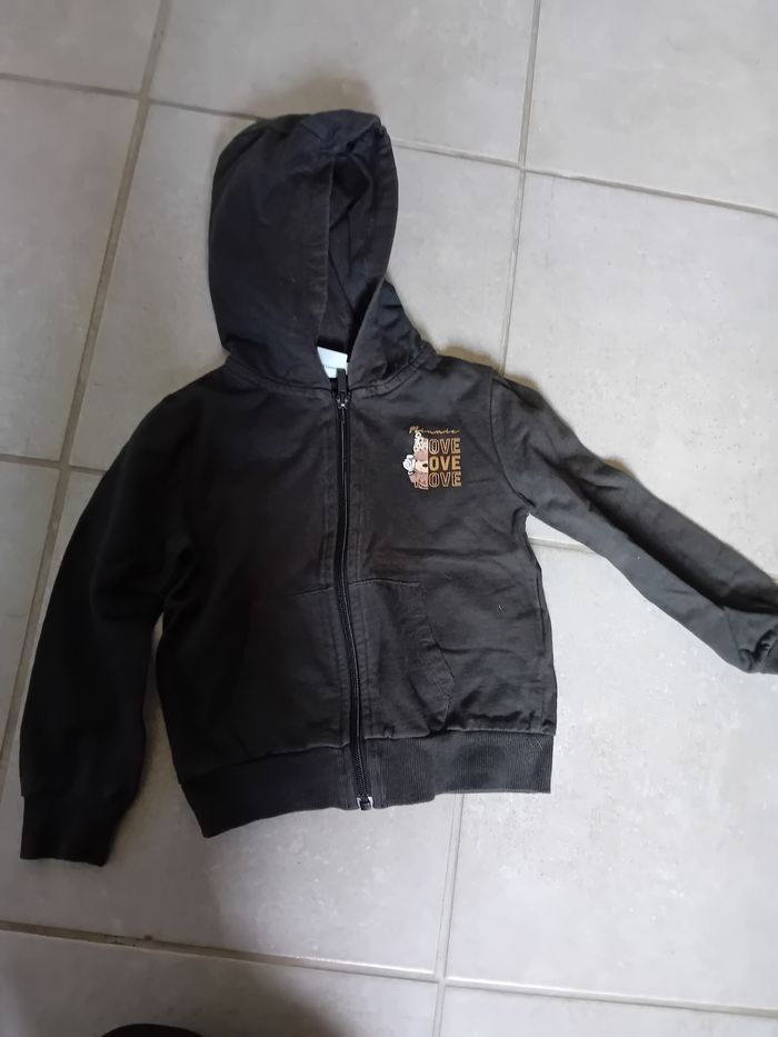 Gilet à capuche minnie