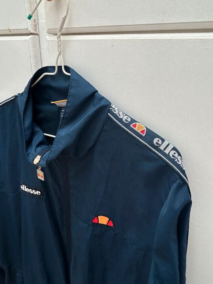 Veste survêtement vintage bleu marine ellesse - photo numéro 2