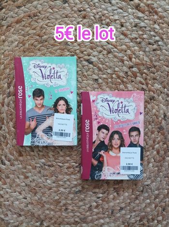 Lot livres Violetta