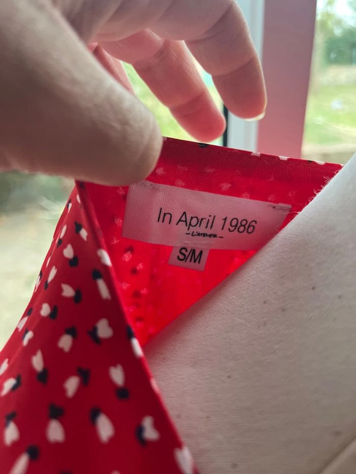 Robe rouge in April 1986 S-M - photo numéro 4