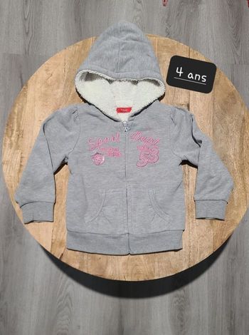 Veste doublure polaire 4 ans fille