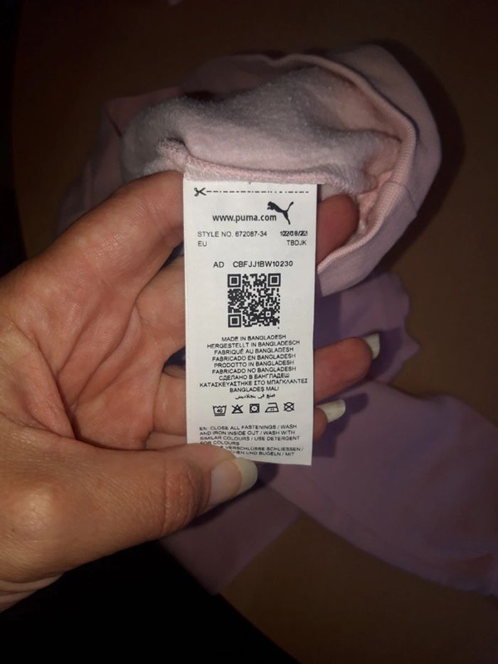 Sweatshirt Puma 3 ans - photo numéro 4
