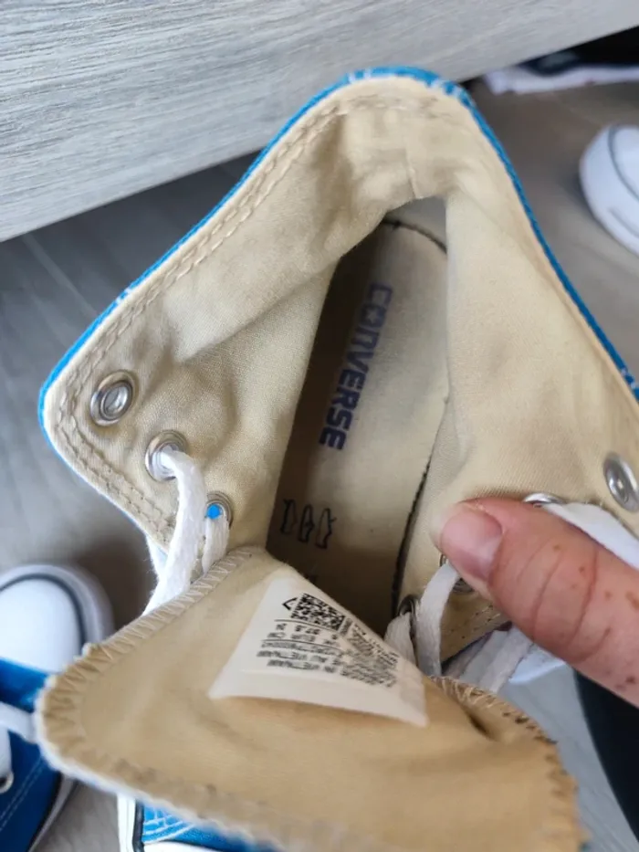 Converse hautes bleu électrique - photo numéro 9