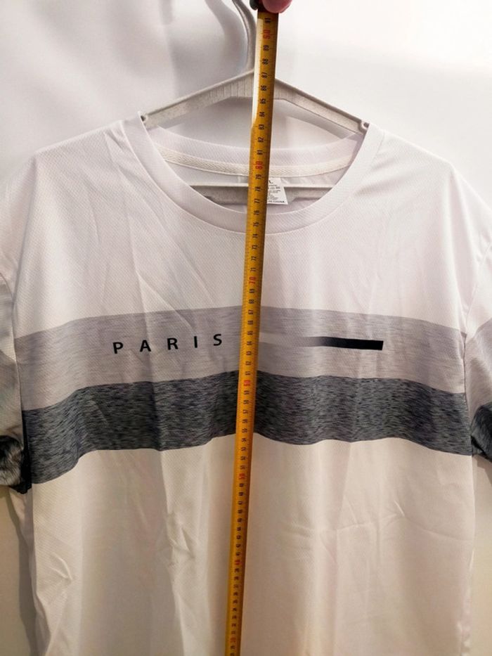 Joli t-shirt blanc XXL neuf - photo numéro 6