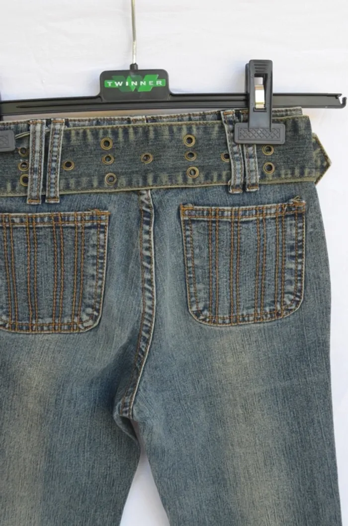 pantalon jeans - photo numéro 7