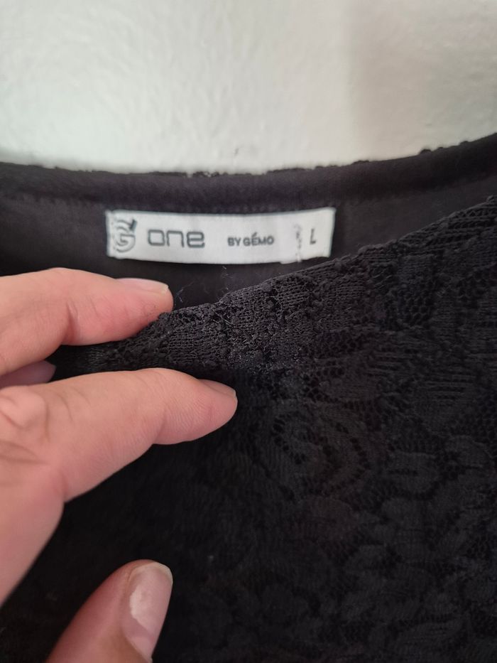 Superbe croc top taille 40 en dentelle - photo numéro 4