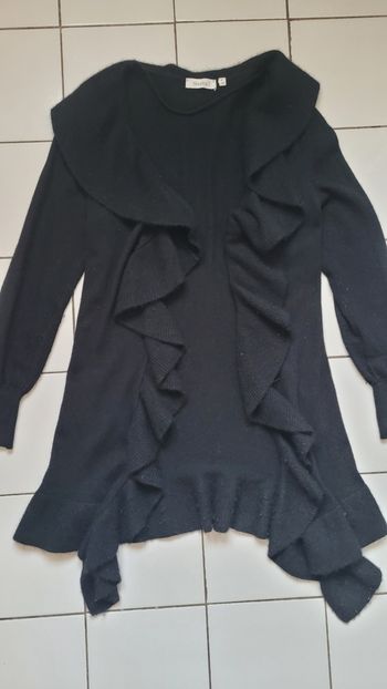 Gilet long en cashmere