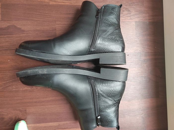 Bottines noires taille 41 peu portées - photo numéro 7