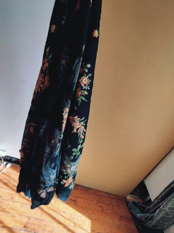 Châle vintage à fleurs