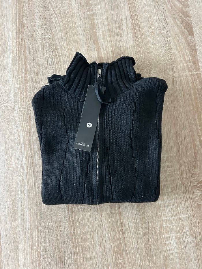 Gilet Stone island noir Taille M - photo numéro 3