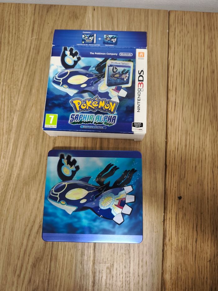 Steelbook Pokemon Saphir Alpha