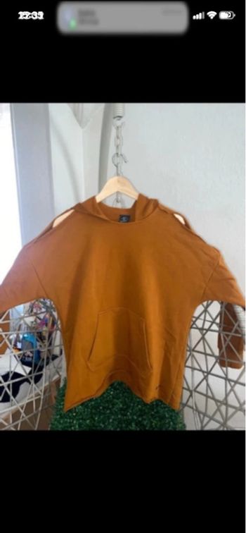 Sweat à capuche Nike camel