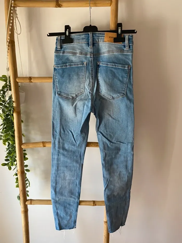 Jean skinny bleu clair - photo numéro 4