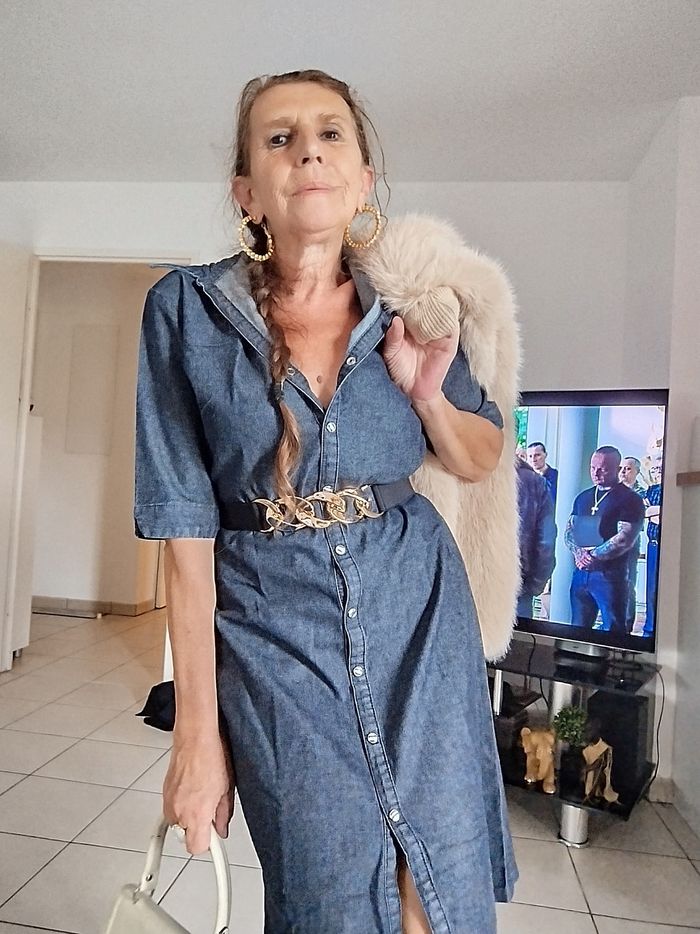 Robe en jean 👖 TEDDY'S 42/44 Neuve - photo numéro 2