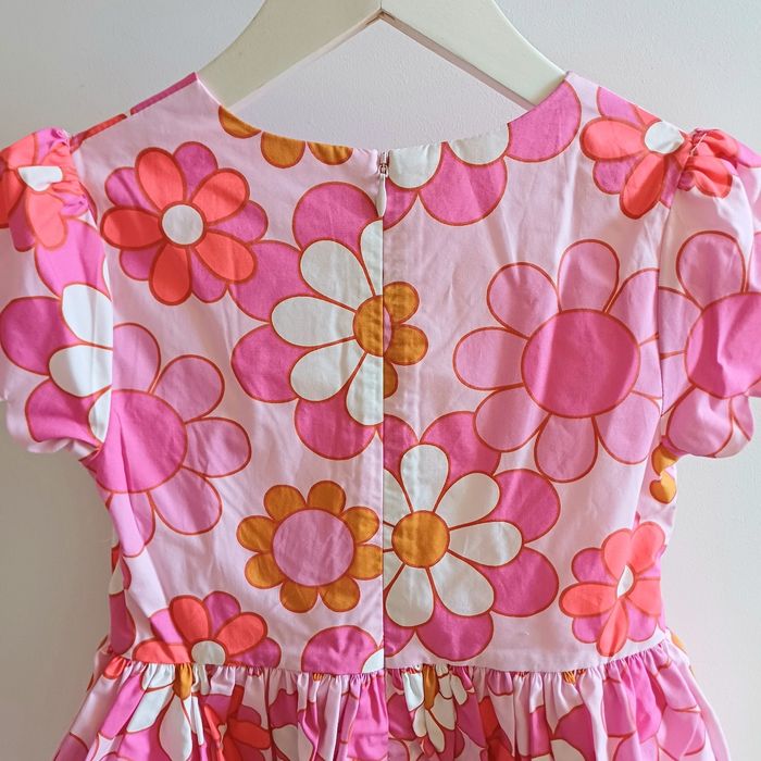 Robe motif floral et barettes assorties jacadi - photo numéro 2