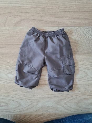 Pantalon jogging mixte marron 12 mois