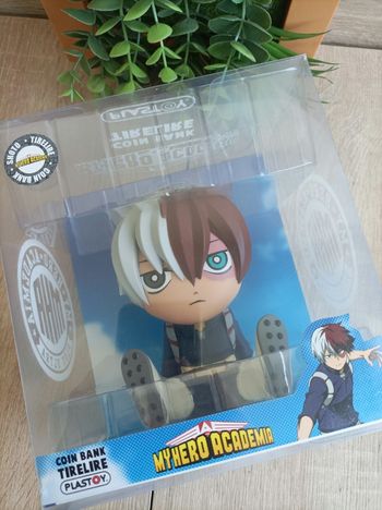 Figurine tirelire Shoto Todoroki My Hero Academia Mha plastoy 