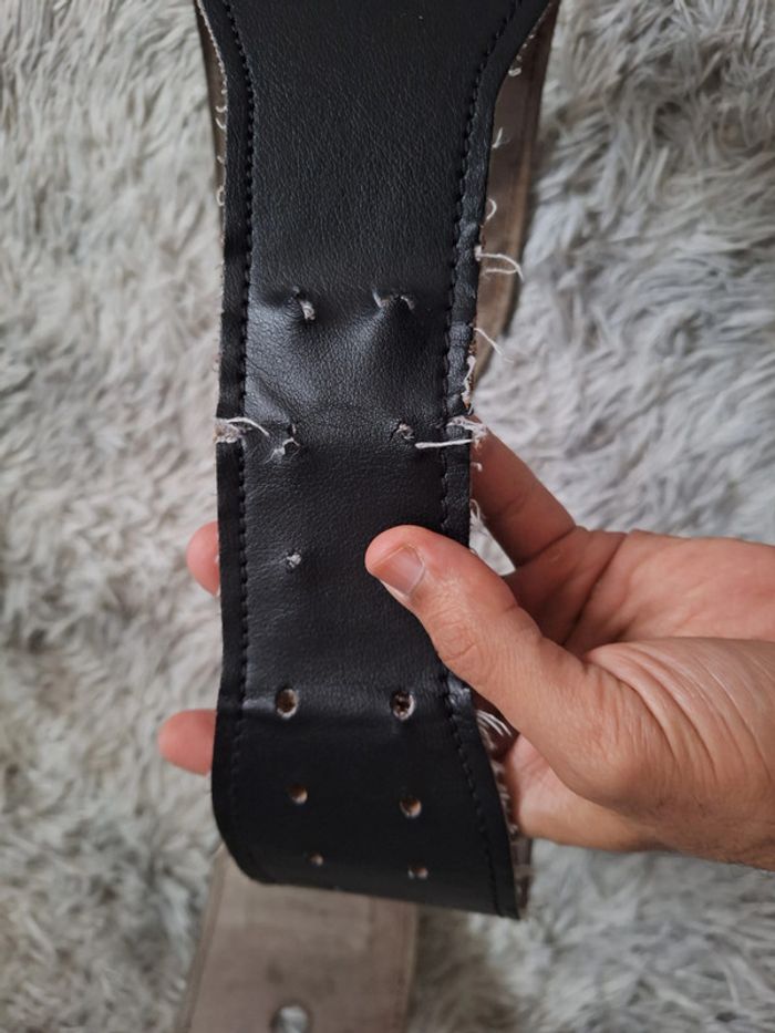 Ceinture de sport Domyos taille L/XL (84-103 cm) noir - Très usée mais fonctionnelle - photo numéro 6