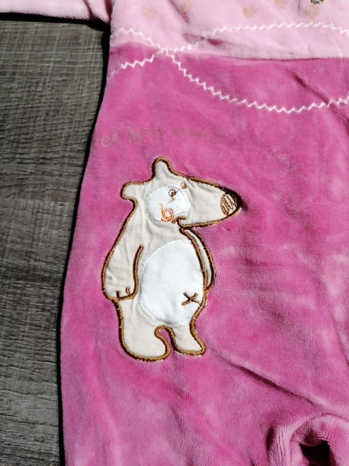 Pyjama velours 6 mois - photo numéro 2